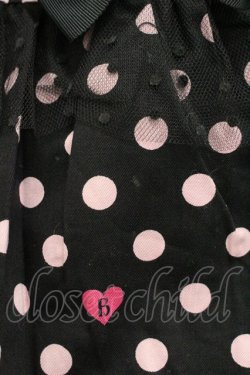 画像4: BABY,THE STARS SHINE BRIGHT / Baby Cafe柄 Cream Puff スカート  ショコラ×黒レース I-26-01-20-087-BA-OP-SA-ZI