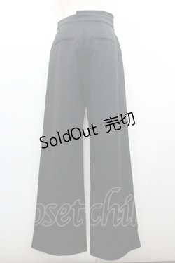 画像2: EATME / ロゴワッペンパンツ M 黒 I-26-01-20-091-LO-PA-SA-ZI