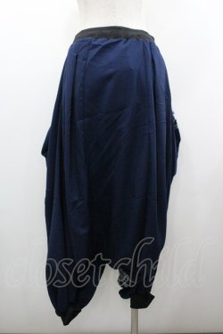 画像2: Qutie Frash / 袴サルエルパンツ  青 I-26-01-20-093-QU-PA-SA-ZI