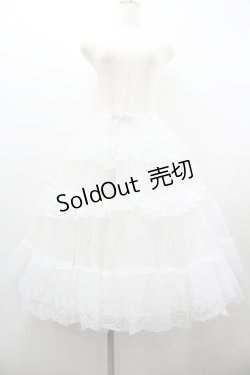 画像1: OZZ ANGELO / 超ボリュームパニエ  白 I-26-01-20-095-OO-SK-SA-ZI