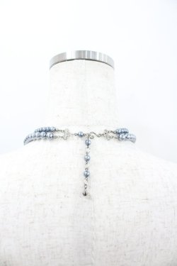 画像3: Sheglit / “Ulysses Rose“プリンセスパールネックレス  青ｘ黒 I-26-01-20-096-EL-AC-SA-ZI