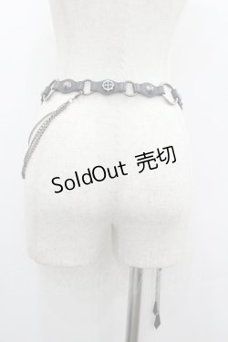 画像2: Ozz On / チェーンベルト  グレー I-26-01-20-097-OO-ZA-SA-ZI