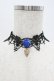 画像1: LOLITAその他(買取対象外) / GOLD TONE ROSE ZIPANGU LACE NECKLACE  黒Ｘ青Ｘゴールド I-26-01-20-100-EL-AC-SA-ZI (1)