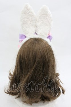 画像2: LOLITA / うさみみカチューシャ  白ｘピンク I-26-01-20-105-LO-ZA-AS-ZI