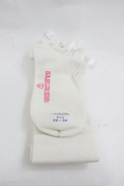 画像2: BABY,THE STARS SHINE BRIGHT / 小レースオーバーニーソックス  白 I-26-01-20-109-BA-ZA-SA-ZI