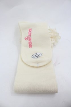 画像2: BABY,THE STARS SHINE BRIGHT / 小レースオーバーニーソックス  生成り I-26-01-20-111-BA-ZA-SA-ZI