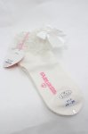 画像2: BABY,THE STARS SHINE BRIGHT / チュールレースのクルー丈ソックス  白 I-26-01-20-113-BA-ZA-SA-ZI (2)