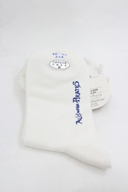 画像2: ALICE and the PIRATES / トーションレースクルー丈ソックス  白 I-26-01-20-123-PA-ZA-SA-ZI