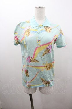 画像1: MILKBOY / Ice Cream WAVEシャツ S サックス I-26-01-20-016-MB-BL-SA-ZI