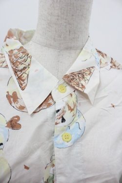 画像2: MILKBOY / ICE CREAMシャツ  アイボリー I-26-01-20-017-MB-BL-SA-ZI