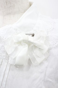 画像3: BABY,THE STARS SHINE BRIGHT / ハートレースブラウス  白 I-26-01-20-002-BA-BL-SA-ZI