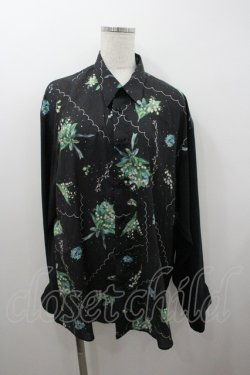 画像1: MILKBOY / LILYシャツ  黒 I-26-01-20-023-MB-BL-AS-ZI