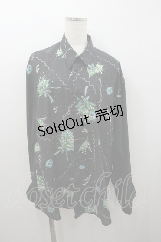 画像1: MILKBOY / LILYシャツ  黒 I-26-01-20-023-MB-BL-AS-ZI (1)