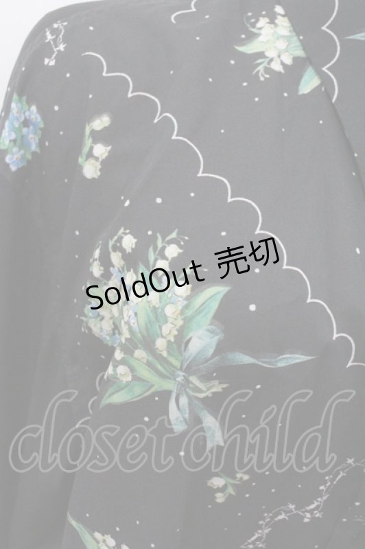 画像2: MILKBOY / LILYシャツ  黒 I-26-01-20-023-MB-BL-AS-ZI (2)