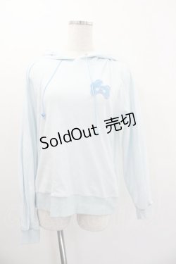 画像1: Angelic Pretty / Bunny Iconパーカ  サックス I-26-01-20-025-AP-TO-AS-ZI