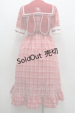 画像3: Dear My Love / マイメロディ学園ワンピース M 赤チェック I-26-01-22-037-EL-OP-SA-ZI