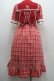 画像3: Dear My Love / マイメロディ学園ワンピース M 赤チェック I-26-01-22-037-EL-OP-SA-ZI (3)