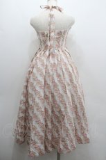 画像3: LACE MADE / トスカニーローズコルセットドレス L 白Ｘピンク I-26-01-22-038-EL-OP-SA-ZI (3)