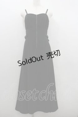 画像1: axes femme POETIQUE / プリーツデザインロングワンピース  黒 I-26-01-22-042-AX-OP-SA-ZI