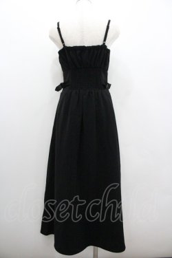 画像2: axes femme POETIQUE / プリーツデザインロングワンピース  黒 I-26-01-22-042-AX-OP-SA-ZI