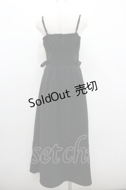 画像2: axes femme POETIQUE / プリーツデザインロングワンピース  黒 I-26-01-22-042-AX-OP-SA-ZI