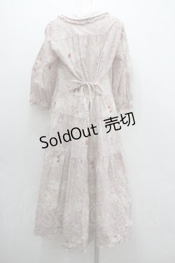 画像2: PINK HOUSE / バラ園うさぎミディワンピース  ピンク I-26-01-22-045-LO-OP-SA-ZI