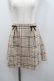 画像1: evelyn / リボン&チェックスカート  ブラウン I-26-01-22-047-LO-SK-SA-ZI (1)