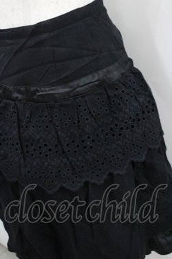 画像2: Emily Temple cute / レースデザインスカート  黒 I-26-01-22-050-ET-SK-SA-ZI