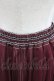 画像3: axes femme / チュール重ね柄スカート  ワイン I-26-01-22-053-AX-SK-SA-ZI (3)