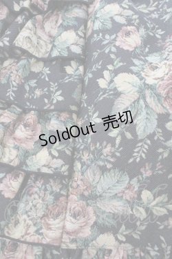 画像3: EXCENTRIQUE / ゴブランサイドフリルスカート  黒ＸブラウンＸピンク I-26-01-22-055-EL-SK-SA-ZI