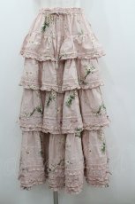 画像1: PINK HOUSE / マーガレットブーケプリントスカート  ピンク I-26-01-22-059-LO-SK-SA-ZI (1)
