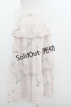 画像3: PINK HOUSE / マーガレットブーケプリントスカート  ピンク I-26-01-22-059-LO-SK-SA-ZI