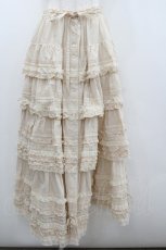 画像1: PINK HOUSE / レースフリル使いスカート  生成り I-26-01-22-061-LO-SK-SA-ZI (1)