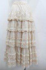 画像2: PINK HOUSE / レースフリル使いスカート  生成り I-26-01-22-061-LO-SK-SA-ZI (2)