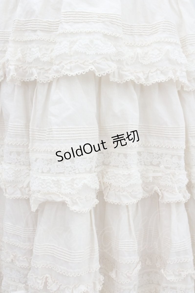 画像3: PINK HOUSE / レースフリル使いスカート  生成り I-26-01-22-061-LO-SK-SA-ZI (3)