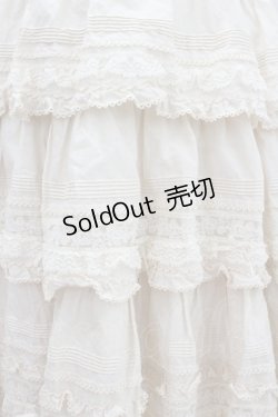 画像3: PINK HOUSE / レースフリル使いスカート  生成り I-26-01-22-061-LO-SK-SA-ZI