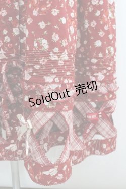 画像2: PINK HOUSE / 格子デザイン小花スカート  赤 I-26-01-22-062-LO-SK-SA-ZI