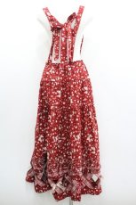 画像3: PINK HOUSE / 格子デザイン小花スカート  赤 I-26-01-22-062-LO-SK-SA-ZI (3)