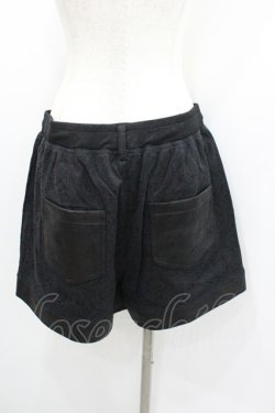 画像2: Qutie Frash / ミリタリーショートパンツ L 黒 I-26-01-22-063-QU-PA-SA-ZI
