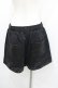 画像2: Qutie Frash / ミリタリーショートパンツ L 黒 I-26-01-22-063-QU-PA-SA-ZI (2)
