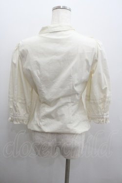 画像2: ALICE and the PIRATES / Rubanタイブラウス  生成り I-26-01-22-001-PA-BL-SA-ZI