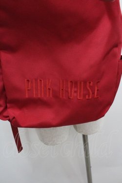 画像3: PINK HOUSE / ピンクハウスロゴ刺繍バックパック  赤 I-26-01-22-072-LO-BG-SA-ZI