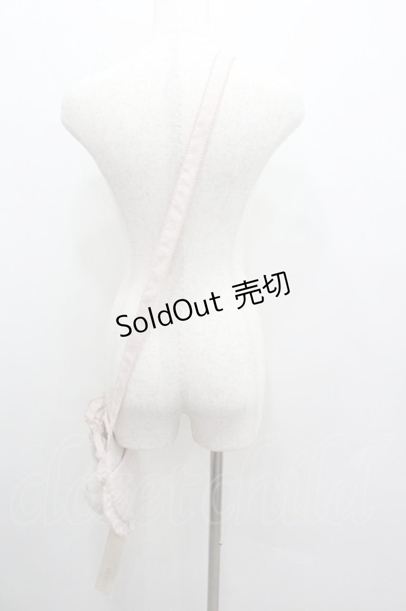 画像3: PINK HOUSE / うさぎ顔ぐるみ付きサークルフリルポシェット  ピンク I-26-01-22-073-LO-BG-SA-ZI (3)