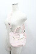 PINK HOUSE / マーガレットブーケ刺繍ミニトートポシェット  ピンク I-26-01-22-076-LO-BG-SA-ZI