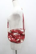 PINK HOUSE / Berry Roseプリントの3WAYミニバッグ  赤 I-26-01-22-077-LO-BG-SA-ZI
