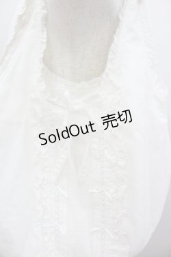 画像2: PINK HOUSE / ローンフリルバッグ  白 I-26-01-22-078-LO-BG-SA-ZI