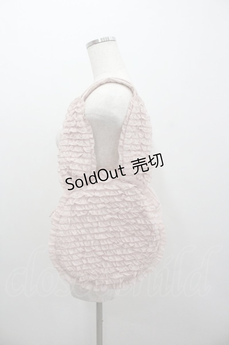 画像1: PINK HOUSE / うさぎシルエットフリルバッグ  ピンク I-26-01-22-079-LO-BG-SA-ZI (1)