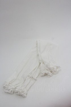 画像1: PINK HOUSE / フリルリボンアームカバー  白 I-26-01-22-085-LO-ZA-SA-ZI