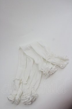 画像2: PINK HOUSE / フリルリボンアームカバー  白 I-26-01-22-085-LO-ZA-SA-ZI