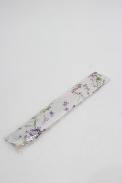 画像2: PINK HOUSE / Little Violet柄扇子   I-26-01-22-088-LO-ZA-SA-ZI